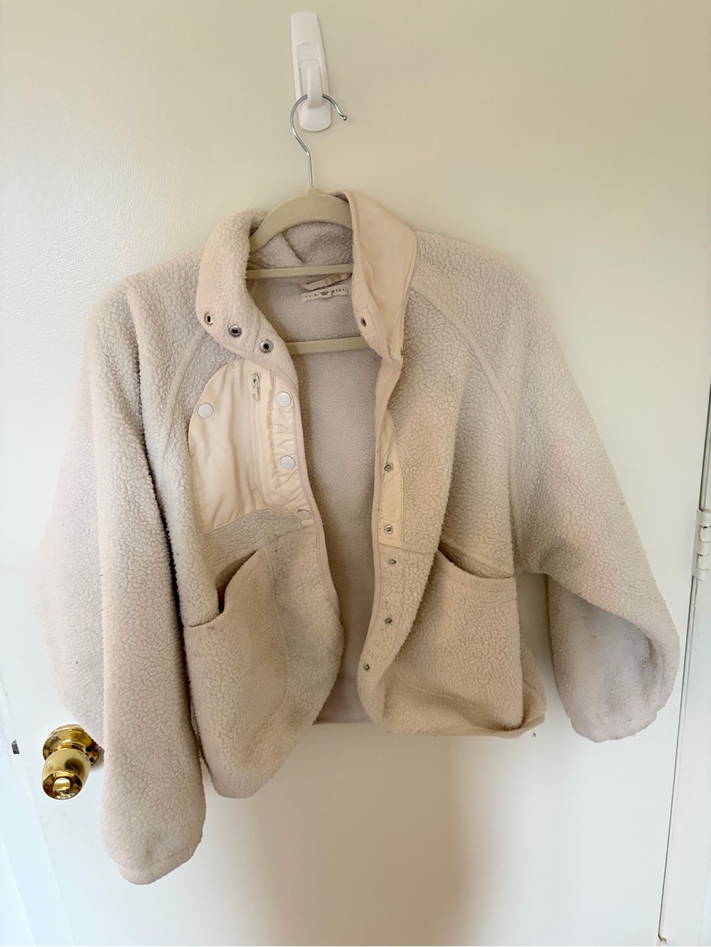 White Sherpa jacket